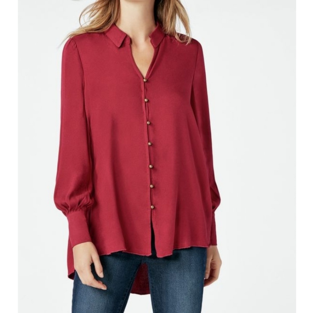 Justfab Drapey Tunic Blouse